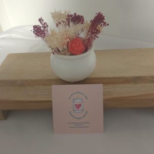 Bouquet de fondants parfum Pomme d'amour contenant jesmonite