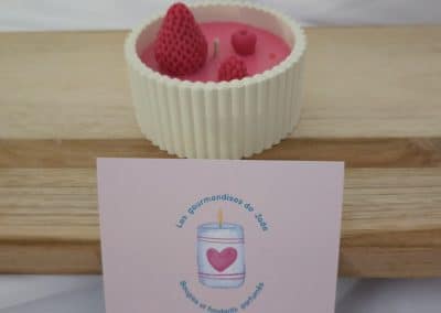 Bougie parfumée Fruits Rouges 45 g – Senteurs fruitées et sucrées