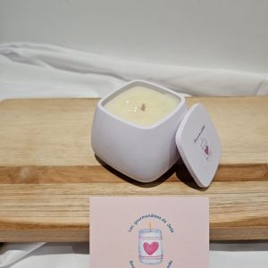 Bougie parfumée Monoï Pêche – 100 g