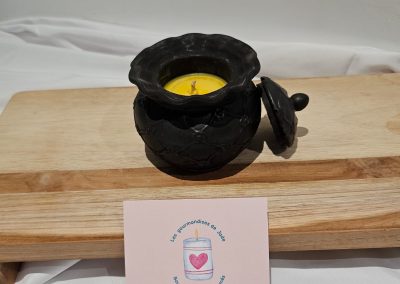 Bougie parfumée Monoï Pêche – 100 g