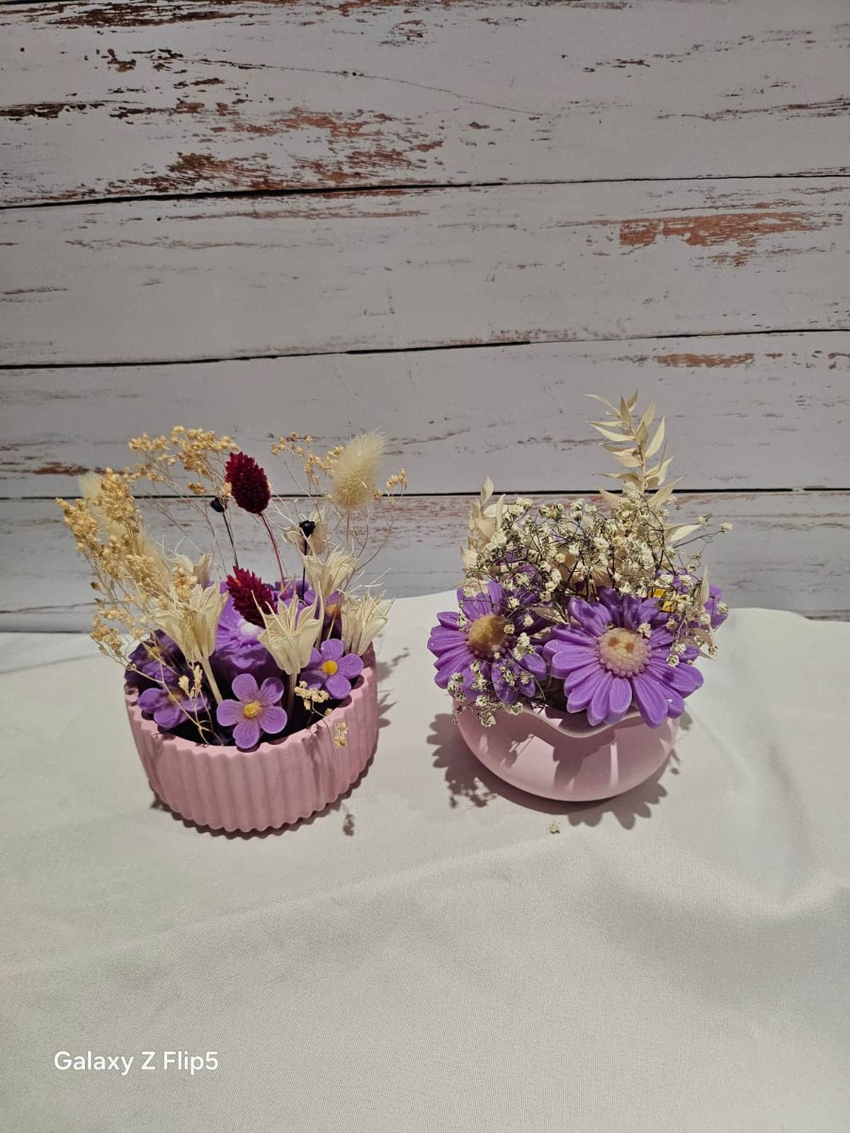 Bouquet de fondants parfumés Framboise noire vanille