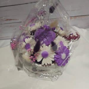 Bouquet de fondants parfumés Framboise noire vanille